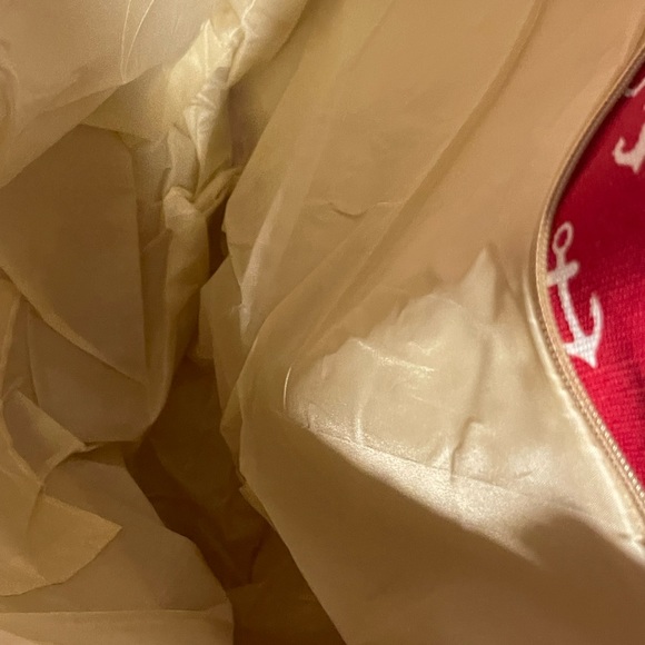 Tote Bag - Large Red Canvas Anchor Bag - Travel / Beach Bag NWT - Picture 3 of 12